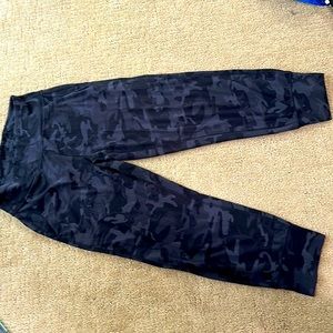 LuLu black camo print leggings